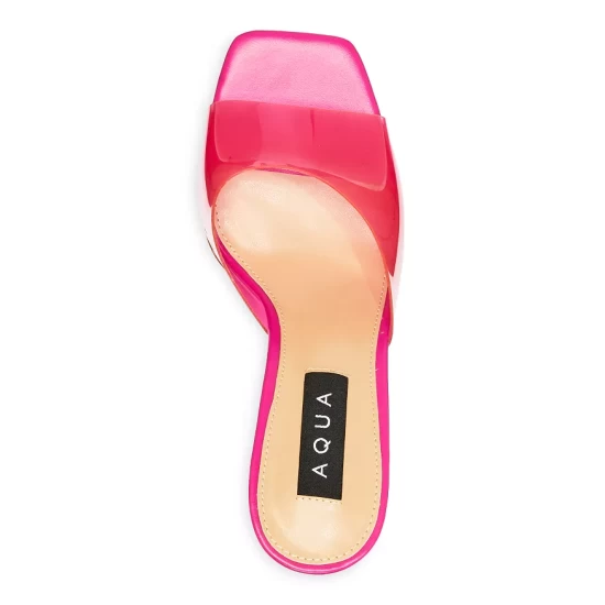 Cheap ✨ AQUA 😍 Women's Icy Slip On Wedge Sandals - 100% Exclusive Pink 👏 3 Cheap ✨ AQUA 😍 Women's Icy Slip On Wedge Sandals - 100% Exclusive Pink 👏 - Image 3