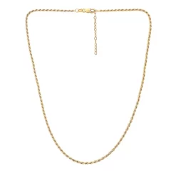 Cheapest 👍 AQUA Rope Chain Necklace, 16" - 100% Exclusive Gold ⭐