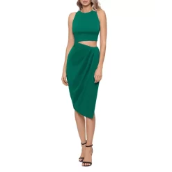 Budget 👏 AQUA Asymmetric Cutout Dress - 100% Exclusive Green 🤩