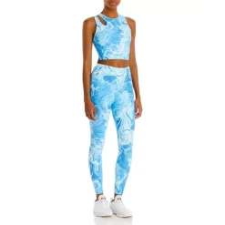 Cheap 👏 AQUA Scoop Printed Longline Sports Bra - 100% Exclusive Blue Combo 👏 -AQUA Elegant shop unnamed file 4210