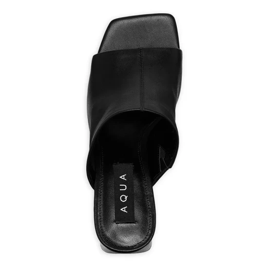 Brand new ๐ AQUA Women's Toga High Heel Slide Sandals - 100% Exclusive Dark Tan โจ 3 Brand new ๐ AQUA Women's Toga High Heel Slide Sandals - 100% Exclusive Dark Tan โจ - Image 3