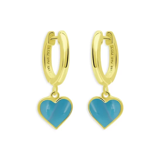 Coupon ๐ AQUA Enamel Heart Drop Huggie Hoop Earrings - 100% Exclusive White/gold โ 1 Coupon ๐ AQUA Enamel Heart Drop Huggie Hoop Earrings - 100% Exclusive White/gold โ