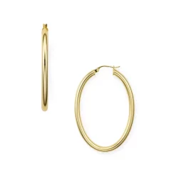 Top 10 😍 AQUA Tube Hoop Earrings In 18K Gold-Plated Sterling Silver - 100% Exclusive ✨