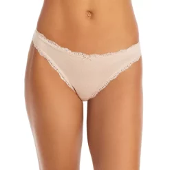 Budget 🧨 AQUA Lace Trim Thong - 100% Exclusive Petal Pink ⭐