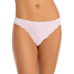 Budget 🧨 AQUA Lace Trim Thong - 100% Exclusive Petal Pink ⭐ -AQUA Elegant shop unnamed file 4246
