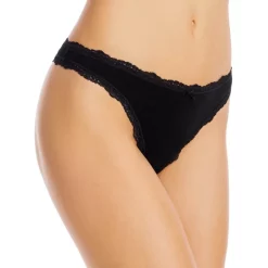 Budget 🧨 AQUA Lace Trim Thong - 100% Exclusive Petal Pink ⭐ -AQUA Elegant shop unnamed file 4247