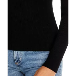 Buy ⭐ AQUA Cutout Turtleneck Cashmere Sweater - 100% Exclusive Black ⭐ -AQUA Elegant shop unnamed file 427