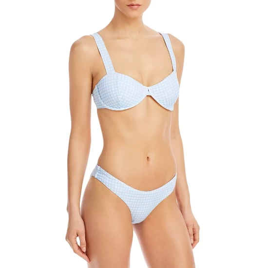 Best Pirce ⌛ AQUA Printed Bikini Bottoms Corn Flower ⭐ 3 Best Pirce ⌛ AQUA Printed Bikini Bottoms Corn Flower ⭐ - Image 3