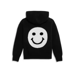 Best reviews of 🤩 AQUA Girls' Cashmere Smiley Face Hoodie - Big Kid Black 🎉