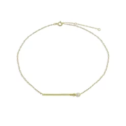 Cheapest 😍 AQUA 18K Gold-Plated Sterling Silver Freshwater Pearl Bar Necklace - 100% Exclusive ✔️