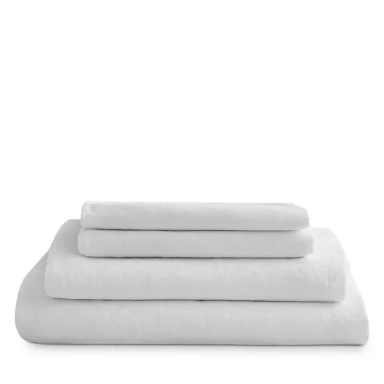 Buy 🌟 AQUA Linen Sheet Set, King - 100% Exclusive Fog 🔥 5 Buy 🌟 AQUA Linen Sheet Set, King - 100% Exclusive Fog 🔥 - Image 5