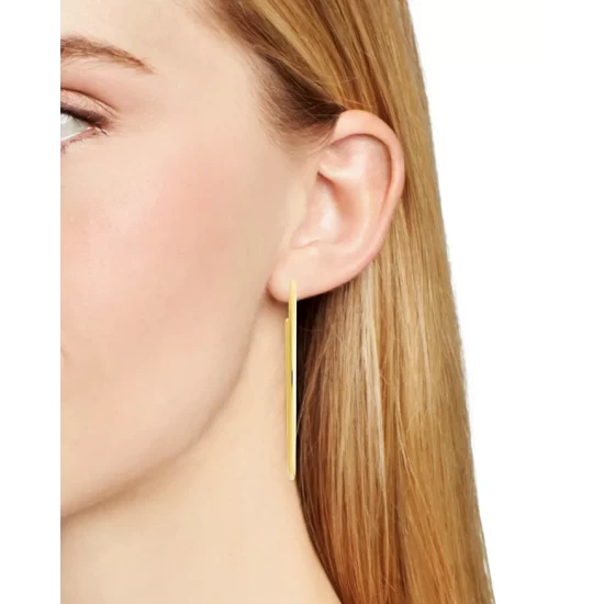 Promo ❤️ AQUA Hoop Earrings In 18K Gold Plated - 100% Exclusive ❤️ 2 Promo ❤️ AQUA Hoop Earrings In 18K Gold Plated - 100% Exclusive ❤️ - Image 2