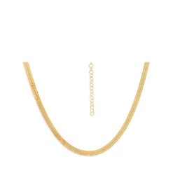 New ⌛ AQUA Herringbone Chain Necklace, 16" - 100% Exclusive Gold 🎉 -AQUA Elegant shop unnamed file 4353