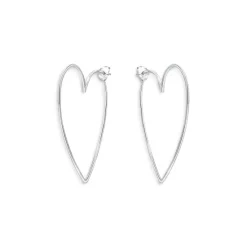 Flash Sale ๐ AQUA Heart Drop Earrings In Sterling Silver - 100% Exclusive ๐ฏ