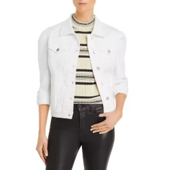 Flash Sale ✨ AQUA Puff Sleeve Denim Jacket - 100% Exclusive White ⌛