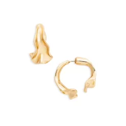 Brand new ๐ AQUA Squiggle Front-Back Earrings Gold โ