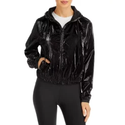 Cheap ⭐ AQUA Cropped Hooded Windbreaker - 100% Exclusive Black 🔔 -AQUA Elegant shop unnamed file 4399