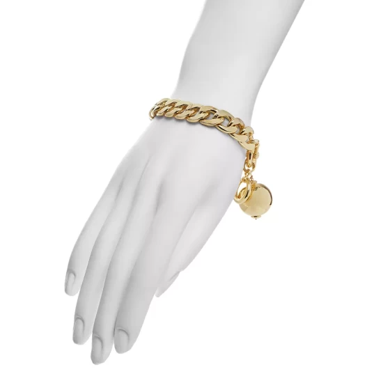 New โ AQUA Link & Ball Charm Toggle Bracelet - 100% Exclusive Gold ๐ 2 New โ AQUA Link & Ball Charm Toggle Bracelet - 100% Exclusive Gold ๐ - Image 2