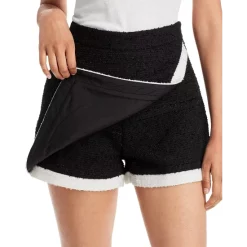 Cheapest 💯 AQUA Tweed Skort - 100% Exclusive Black/white ✔️ -AQUA Elegant shop unnamed file 441