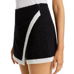 Cheapest 💯 AQUA Tweed Skort - 100% Exclusive Black/white ✔️ -AQUA Elegant shop unnamed file 442