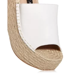 Wholesale 🎁 AQUA Women's Jacy Platform Wedge Slide Sandals - 100% Exclusive White Leather 👏 -AQUA Elegant shop unnamed file 4425