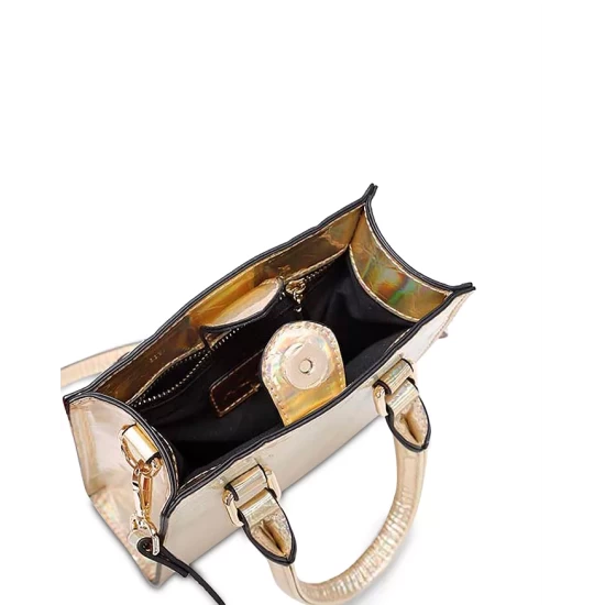 New ⌛ AQUA Metallic Small Shopper - 100% Exclusive Gold/gold ✔️ 2 New ⌛ AQUA Metallic Small Shopper - 100% Exclusive Gold/gold ✔️ - Image 2