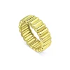 Best Sale 💯 AQUA Ridged Band In 18K Yellow Gold-Plated Sterling Silver - 100% Exclusive 💯