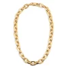 Outlet ✔️ AQUA Chain Link Choker Necklace In 14K Gold Plated, 14" - 100% Exclusive ⌛