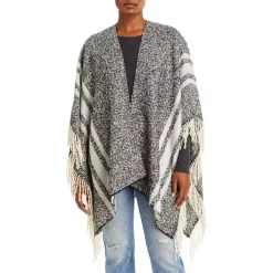 New 🥰 AQUA Striped Bouclé Ruana - 100% Exclusive Brown/cream 🥰 5 New 🥰 AQUA Striped Bouclé Ruana - 100% Exclusive Brown/cream 🥰 -AQUA Elegant shop unnamed file 4523