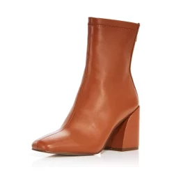 Best Sale 🔔 AQUA Women's Julie High Heel Booties - 100% Exclusive Green Leather ❤️