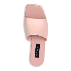 Discount ✨ AQUA 😀 Women's Jelly Block Heel Slide Sandals - 100% Exclusive Rosa Candy 👏 -AQUA Elegant shop unnamed file 4534