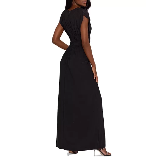 Cheap ๐ AQUA Plunge Neck Maxi Dress - 100% Exclusive Black ๐ฅ 2 Cheap ๐ AQUA Plunge Neck Maxi Dress - 100% Exclusive Black ๐ฅ - Image 2