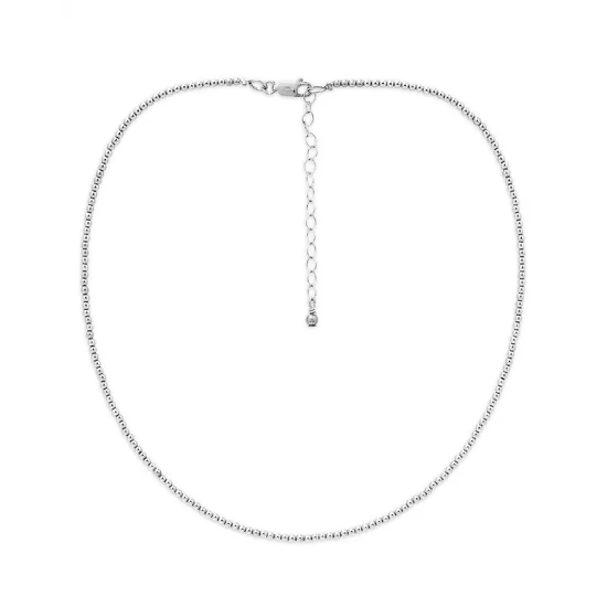 Flash Sale ๐ AQUA 2mm Beaded Collar Necklace, 14"-16" - 100% Exclusive Silver โ๏ธ 1 Flash Sale ๐ AQUA 2mm Beaded Collar Necklace, 14"-16" - 100% Exclusive Silver โ๏ธ