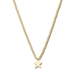 Budget 👏 AQUA Star Pendant Beaded Necklace, 16"-18" - 100% Exclusive Gold 🧨
