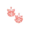 Deals 🎉 AQUA Raffia Statement Earrings - 100% Exclusive Pink 👍