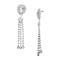 New โจ AQUA Gem Fringe Drop Earrings - 100% Exclusive Silver ๐ฏ