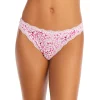 Best reviews of 👏 AQUA Lace Trim Printed Thong - 100% Exclusive White Ditsy Floral ⌛