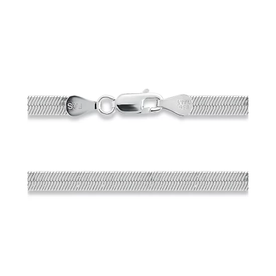 Discount ๐ AQUA Herringbone Chain Bracelet - 100% Exclusive Silver ๐ 2 Discount ๐ AQUA Herringbone Chain Bracelet - 100% Exclusive Silver ๐ - Image 2