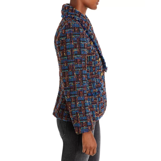 Top 10 ๐ AQUA Tweed Cutaway Jacket - 100% Exclusive Black Multi โค๏ธ 5 Top 10 ๐ AQUA Tweed Cutaway Jacket - 100% Exclusive Black Multi โค๏ธ - Image 5