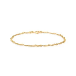 Best Pirce ❤️ AQUA Twisted Curb Chain Bracelet - 100% Exclusive Gold 🎉
