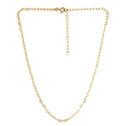 Budget ✨ AQUA Heart Link Chain Necklace, 16" - 100% Exclusive Gold 🎁