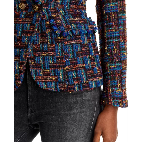 Top 10 ๐ AQUA Tweed Cutaway Jacket - 100% Exclusive Black Multi โค๏ธ 8 Top 10 ๐ AQUA Tweed Cutaway Jacket - 100% Exclusive Black Multi โค๏ธ - Image 8