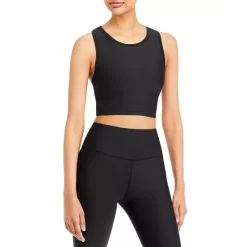 Best Sale 👏 AQUA Foil Star Longline Sports Bra - 100% Exclusive Black 🧨