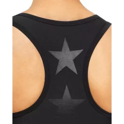 Best Sale 👏 AQUA Foil Star Longline Sports Bra - 100% Exclusive Black 🧨 -AQUA Elegant shop unnamed file 4705