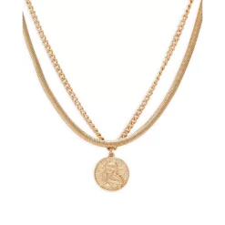 New ๐ AQUA X Scout The City Cherub Coin Double Chain Layered Pendant Necklace, 15.5"-18.5" - 100% Exclusive Gold โจ 5 New ๐ AQUA X Scout The City Cherub Coin Double Chain Layered Pendant Necklace, 15.5"-18.5" - 100% Exclusive Gold โจ -AQUA Elegant shop unnamed file 4795