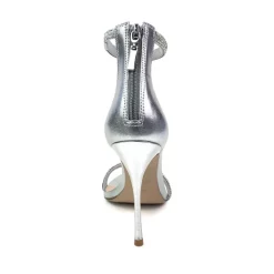 Best deal 🎁 AQUA X SCHUTZ Women's Olivia Ankle Strap High Heel 😉 Sandals - 100% Exclusive Silver ⌛ -AQUA Elegant shop unnamed file 4804