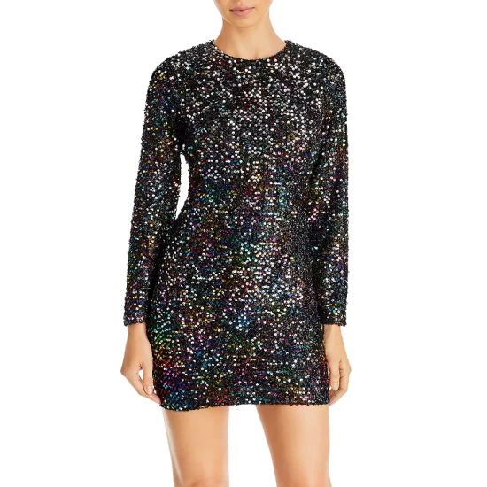 Budget ๐ AQUA Rainbow Sequin Open Back Mini Dress - 100% Exclusive ๐งจ 1 Budget ๐ AQUA Rainbow Sequin Open Back Mini Dress - 100% Exclusive ๐งจ