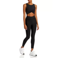 Cheapest ๐ AQUA Twist Front Longline Sports Bra & High Rise Twist Detail 7/8 Leggings - 100% Exclusive ๐ฏ
