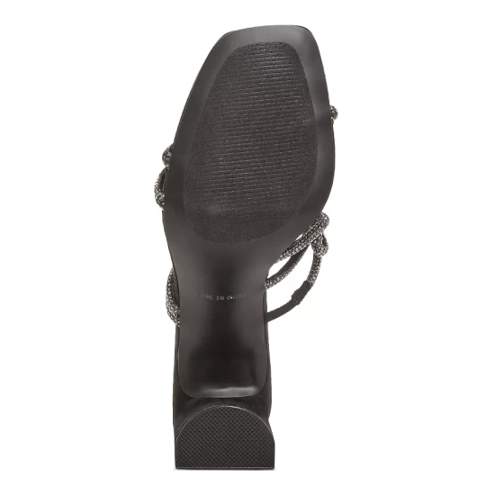 Best deal ๐ AQUA Women's Livyr Rhinestone High Heel Slide โญ Sandals - 100% Exclusive Black Rhinestone โ 7 Best deal ๐ AQUA Women's Livyr Rhinestone High Heel Slide โญ Sandals - 100% Exclusive Black Rhinestone โ - Image 7