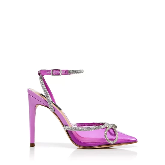 Brand new ๐ AQUA Women's Charm Ankle Strap High Heel Pumps - 100% Exclusive Sapphire ๐ 2 Brand new ๐ AQUA Women's Charm Ankle Strap High Heel Pumps - 100% Exclusive Sapphire ๐ - Image 2